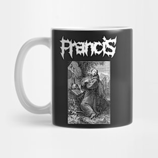 Saint Francis of Assisi Punk Metal Gothic Mug